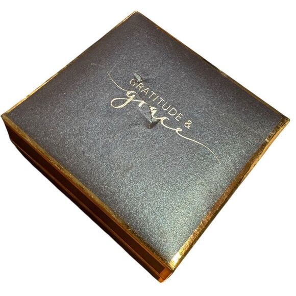 Gratitude & Grace "Faith Hope Love" Sideways Cross Bangle - Picture 3 of 4